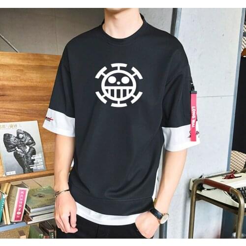 Anime One Piece t Shirt Unisex Casual Shirt Summer Men Short Sleeves Teenagers Cosplay Cartoon t Shirt
