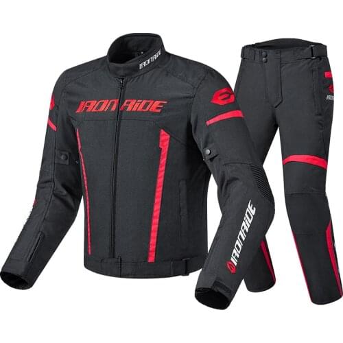 Motorcycle Jacket and Pants Motorbike riding suit warm male four seasons summer and autumn breathable rainproof motorcycle pants