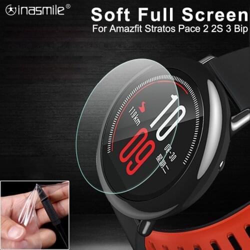 Soft Full Screen Protector For Xiaomi Huami Amazfit Gts Bip S Lite Amazfit Pace Gtr 42mm 47mm Stratos Verge Smart Watch Cover