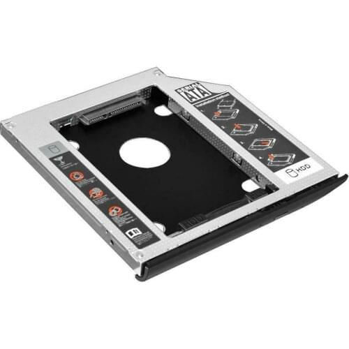 New dedicated 2nd HDD SSD Caddy for HP EliteBook 2530p 2540p Hard Drive Case With bezel