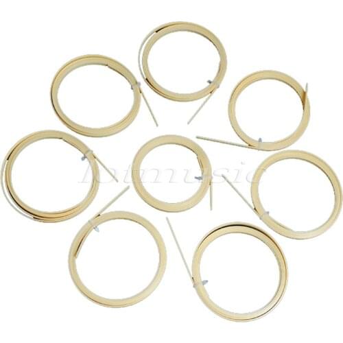 Wholesaler 8pcs ABS Cream Guitar Binding Inlay 1650 x 10 x 2mm Guitar Parts