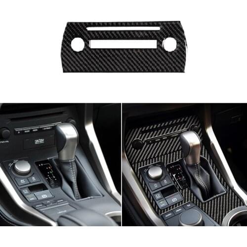 Fit For LEXUS NX 300H 200T 2014-2019 Car Interior CD Panel Frame Carbon Fiber Sticker Trim Car Accessories