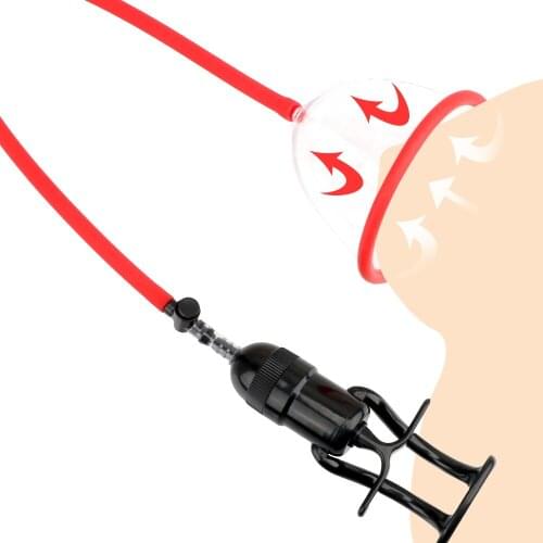 Removable Manual Breast Enlarged Pump Vacuum Pump Flirted Toy Sucke Vagina Sucking Cup Climax Breast Stimulation Bondage Toys
