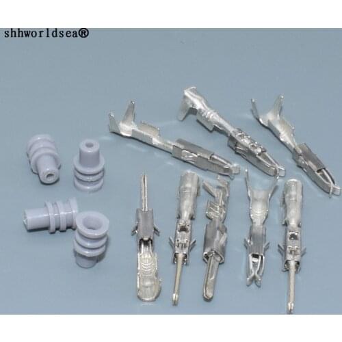 Shhworldsea grey seals Male female wire Crimp terminal Pin 964269-2 964274-2 for VW Audi Seat Skoda Repair Auto spade connector