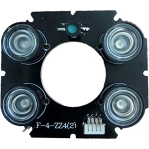 IR ILLUMINATOR INFRARED LIGHT BOARD CCTV IR CAMERA LIGHT BOARD 4PCS 42MIL HIGH POWER ARRAY IR LED WITH DRIVE BOARD