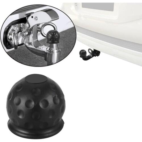 Universal 50mm Tow Bar Ball Cover Cap Ball hood for Trailer Protect car accessories repair tool Rubber acid alkali resistance