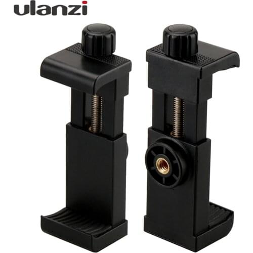 Ulanzi Phone Mount Tripod Adapter Universal Vertical Bracket SmartPhone Clip Holder for iPhone 7 Plus, 5 Huawei Xiaomi Samsung