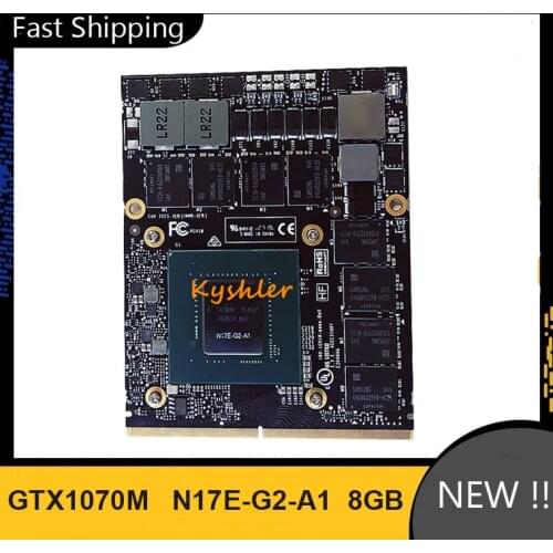 Original NEW GTX1070M GTX 1070M 8GB N17E-G2-A1 SLI GDDR5 Graphics Video VGA Card For Dell Alienware17X 18X MSI Clevo HP Laptop