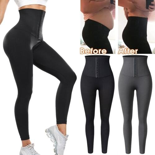 Womens High Waist Tummy Control Slimming Leggings Corset Belt Yoga Pants Waist Trainer Girdle Panties for Women
