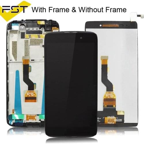 4.7''For Alcatel One Touch Idol 3 OT6039 6039 6039A 6039K 6039Y LCD Display Touch Screen Digitizer Assembly With Frame