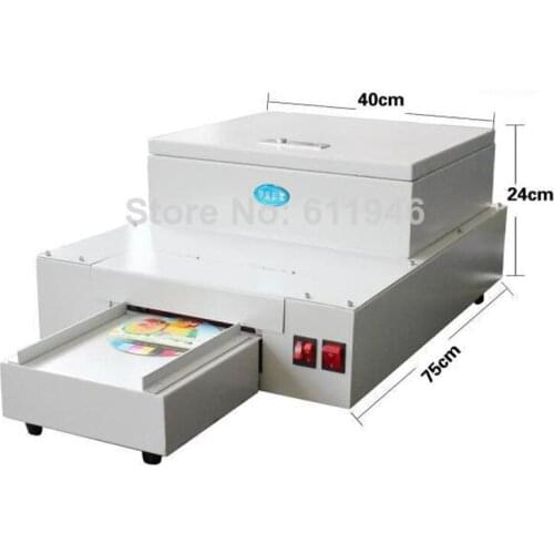 1PC CD DVD UV Coating Machine 220V Desktop UV Coater, CD Laminating Machine