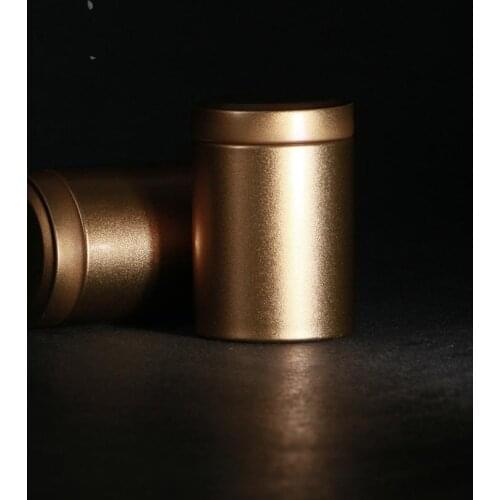 12 Pieces Mini Metal Tea Box Portable Travel Packing Box Kitchen Small Iron Can Empty Box For Home Solid Tea Storage Canister