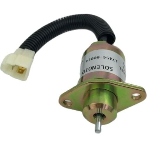 12V Diesel Engine Fuel Shut Off Solenoid Valve 17454-60014 17594-60014 1759460014 1745460010 17454-60010 Used For Kubota Tractor