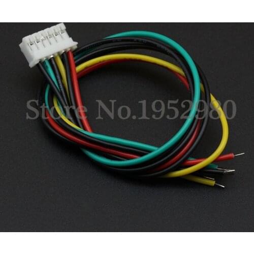 20PCS PH2.0 Connector with Wires Cables 26AWG 2/3/4/5/6/7/8/9/10/11/12 Pin Micro JST Single End 30cm Long