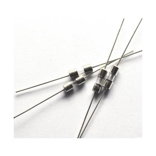 20PCS Glass Tube Fuse Fast Break With pin 3.6x10mm 0.5A 1A 1.5A 2A 3A 4A 5A 8A 10A 250V fast blow glass fuse 3*10mm F0.5A F2A