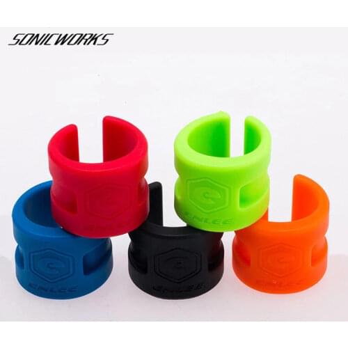 4PCS Bicycle Chain Protection Sticker Anti-Collision Rubber Bike Frame Protective Ring Mountain Cycling Guard Protector Stickers