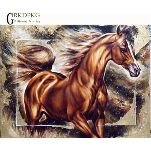 5d diy diamond painting full square Drill Resin cross stitch sale of diamond embroidery mosaic pattern Paint With Diamonds horse