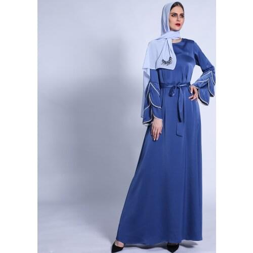 Ramadan Eid Abaya Dubai Turkey Muslim Dress Islam Clothing Dresses Abayas For Women Vestidos Robe Longue Vetement Femme Musulman