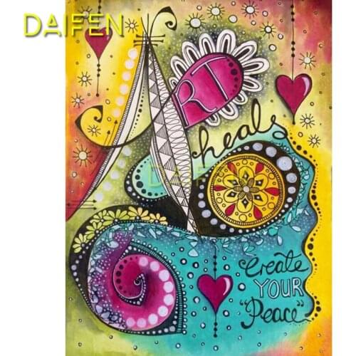 DIY 3D Diamond painting Full Square Diamond embroidery Cross stitch heart love peace Full Round Diamond mosaic