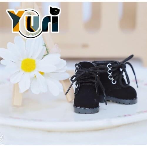 Yuri Star Idol Doll Use Martin boots Black Brown Doll Shoes for Plush 20cm Toy Accessories Cosplay Creative New C GG
