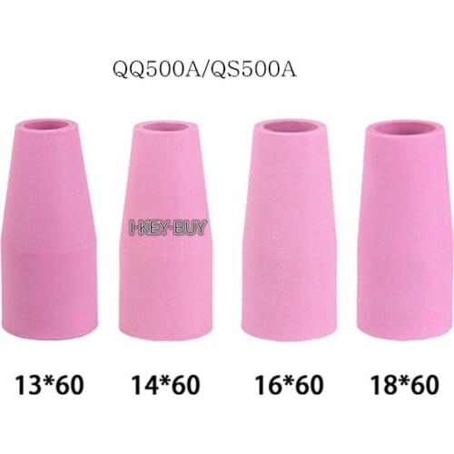 10Pieces/Lot TIG Welding Gun Accessories QQ500A/QS500A Air-cooled/Water-cooled Gun Head Porcelain Nozzle