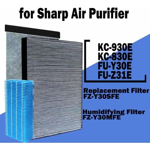 FZ-Y30MFE FZ-Y30SFE H13 Deodorizing Hepa Filter Replacement for SHARP Purifier KC-930E FU-Z31E FU-Y30E FU-Z31Y KC-830E FU-Y30EUW