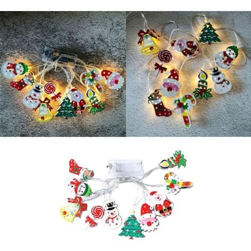 String Lights For Garland Christmas Tree Outdoor Fairy Battery Powered LED Lights 2lm 6000H 5000K