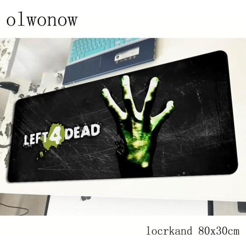 Left 4 Dead pad mouse xl large computer gamer mouse pad 800x300x2mm padmouse Kawaii mousepad ergonomic gadget office mats