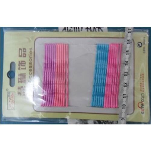 Fashion shiny black hair clip hair jewelry Color Plated Thin U Shape Hair Bobby Pin Black Metal Clips Barrette Hot sale