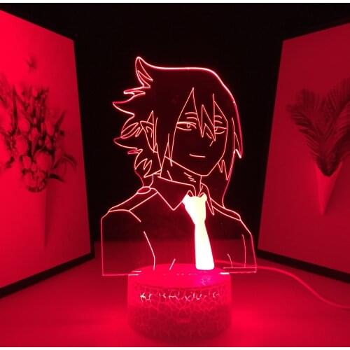 My Hero Academia Anime Tamaki Amajiki 3D LED Night Light for Bedroom Decor Birthday Gift Tamaki Manga Table Lamp
