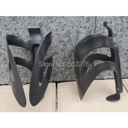 New Carbon Matt Bike water Bottle cage Holder for MTB Mountain Road Cyclocross TT bicycle - 2 Pcs ( CG018 )
