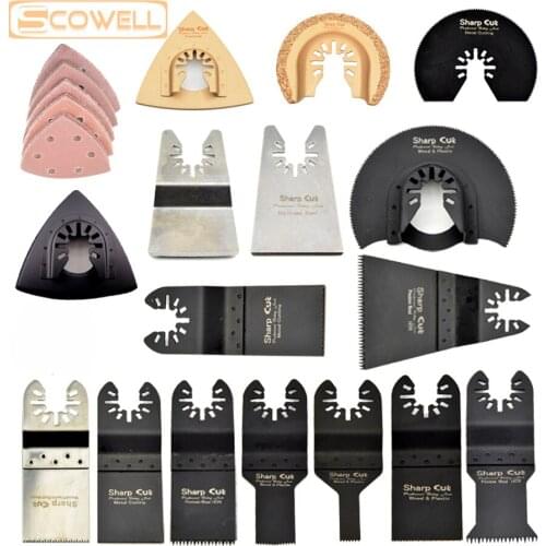 42pcs/set Oscillating Multi Tool Saw Blades Universal Shank Suitable for All Machines used for cutting wood,plastic,metal,tile