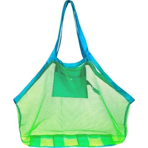 Beach Bag Toy Storage Bag Shell Bag Childrens Sand Digging Tool Bag Portable Mesh Bag Baby Toy Storage Bag