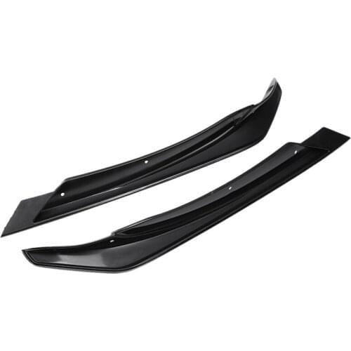 Front Lower Bumper Side Splitter Spoiler Canard for Mercedes Benz W176 A-Class A180 A200 A220 A250 AMG A45 2016-2018