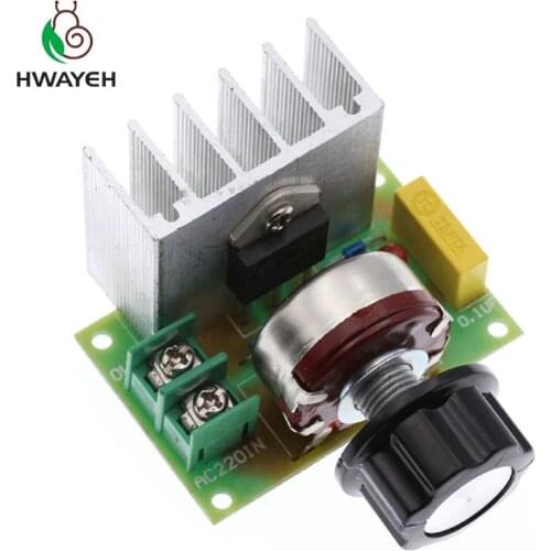 Hot Voltage Regulator Voltage Speed Controller AC 220V 4000W SCR Dimmer