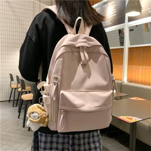 Harajuku Style Backpack for High School University Female Student Schoolbag for Girl Maid F217
