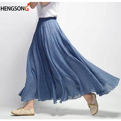 Женские юбки макси SHESLILAC China At AliExpress