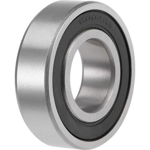 Uxcell 6004-2RS Deep Groove Ball Bearings Z2 20x42x12mm Double Shielded Carbon Steel