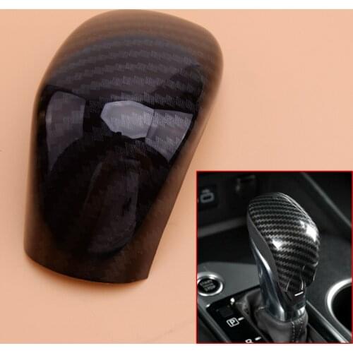 Carbon Fiber Style Interior Gear Shift Knob Shifter Head Trim Cover Fit For Nissan Altima 2019-2020