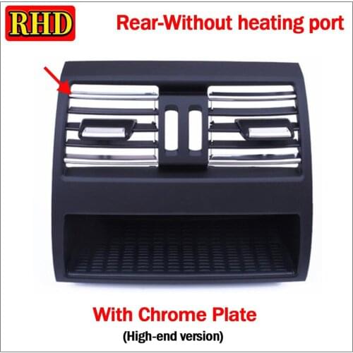 Rear Center Console Fresh Air Outlet Vent Grille Cover With Button Interior Accessory For BMW 5 Series 530D 525D 535D F10 F18