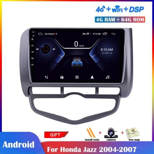 10.1 inch Android Multimedia Player For Honda Jazz 2004-2007 Car Radio Stereo GPS Navigation DSP IPS Touch Screen Auto Radio
