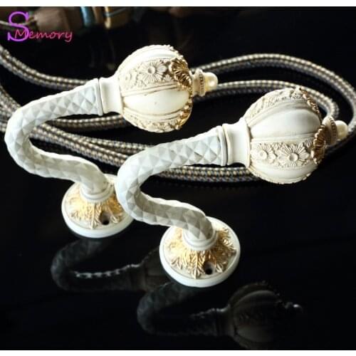 2pcs Rhinestone Hook Curtain Tie Back Tieback Holders Wall Hooks Hanger Home Decoration