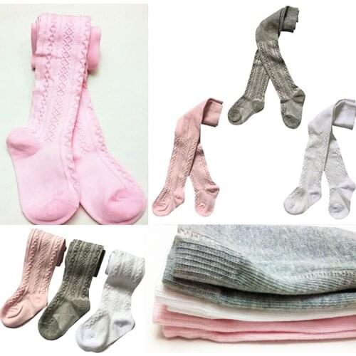 3PCS Newborn Toddlers Baby Girls Tights Thin Pantyhose Stockings Cotton Autumn Winter New Casual Solid Tights