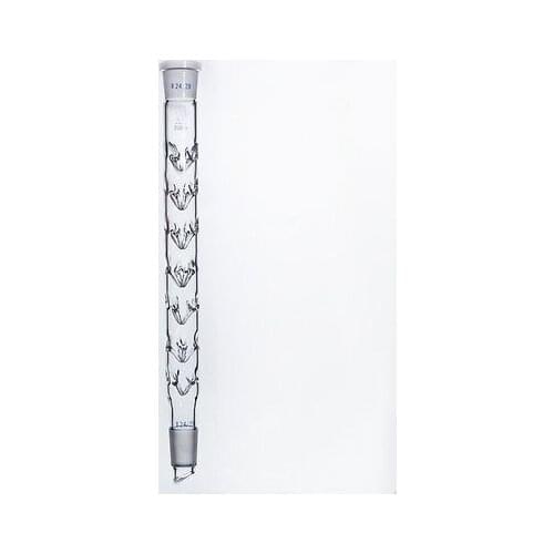 High quality 300mm Joint 24/29 Borosilicate Glass Vigreux Distilling Column For Chemistry Laboratory