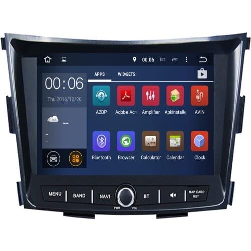 8 Inch Android 10 HD IPS 4+32GB CAR DVD PLAYER Multimedia GPS RADIO For SSANGYONG TIVOLI 2015 2016 2017- 2019 OBD Stereo Audio