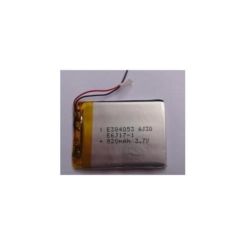 Free shipping 2pcs/lot 384053P 3.7V 820mAh polymer lithium battery li-ion rechargeable battery