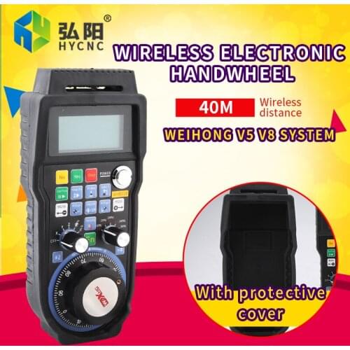 WHB03B wireless controller support v5 v8 NC Studio system engraving machine handle wheel controller system remote controller