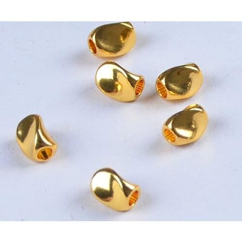 20 pieces 5 * 3.5MM high quality copper jewelry accessories necklace bracelet earrings beaded pendant material DIY loose beads