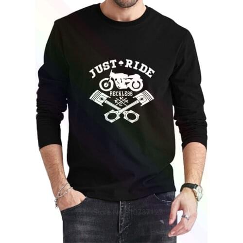 Cafe Racer T Shirt Brat Biker Vintage Motorbike Gift Dad Logo 2021 Newest Summer Mens Long Sleeve Popular Tees Shirt Tops Novel