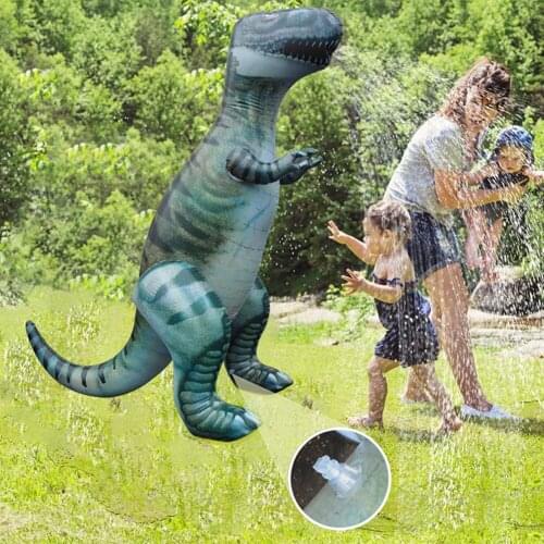 Dinosaur Inflatable Water Spray Ball Sprinkler Toys Kids Lawn Beach Summer Child Unisex Outdoor Lawn Swimming Pool Beach Toy